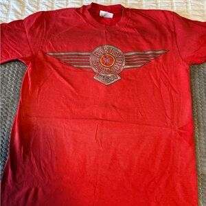 Harley-Davidson Red Winged Logo Tee